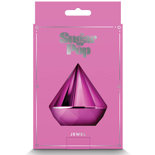 Sugar Pop Jewel Air Pressure Vibrator - Pink package - NS Novelties - by The Bigger O online sex shop. USA, Canada and UK shipping available.