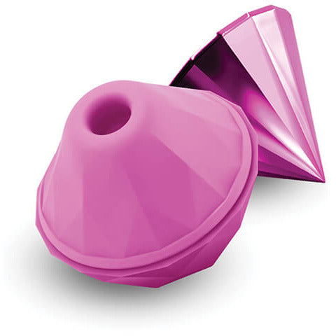 Sugar Pop Jewel Air Pressure Vibrator - Pink - NS Novelties - by The Bigger O online sex shop. USA, Canada and UK shipping available.
