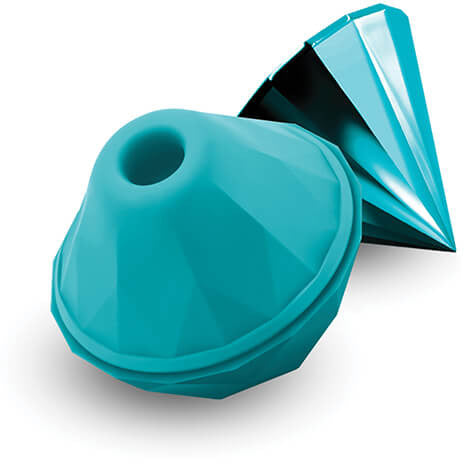 Sugar Pop Jewel Air Pressure Vibrator - Teal - NS Novelties - by The Bigger O online sex shop. USA, Canada and UK shipping available.