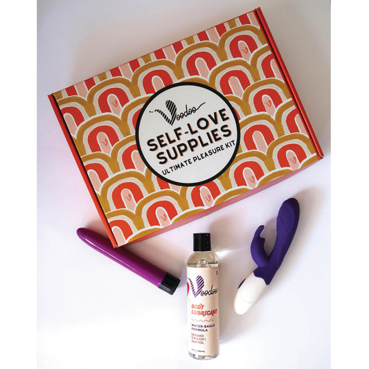 Voodoo Self-Love Supplies Ultimate Pleasure Kit - by The Bigger O online sex shop. USA, Canada and UK shipping available.