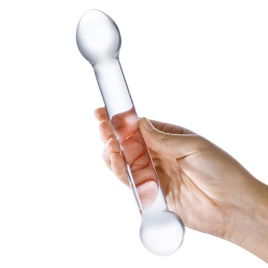 Gläs Toys 7 Inch Curved G-Spot Stimulator by The Bigger O - online sex toy shop USA, Canada & UK shipping available