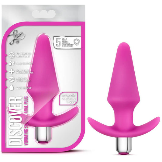 Luxe Discover Vibrating Anal Plug - Blush Novelties - The Bigger O - online sex toy shop USA, Canada & UK shipping available