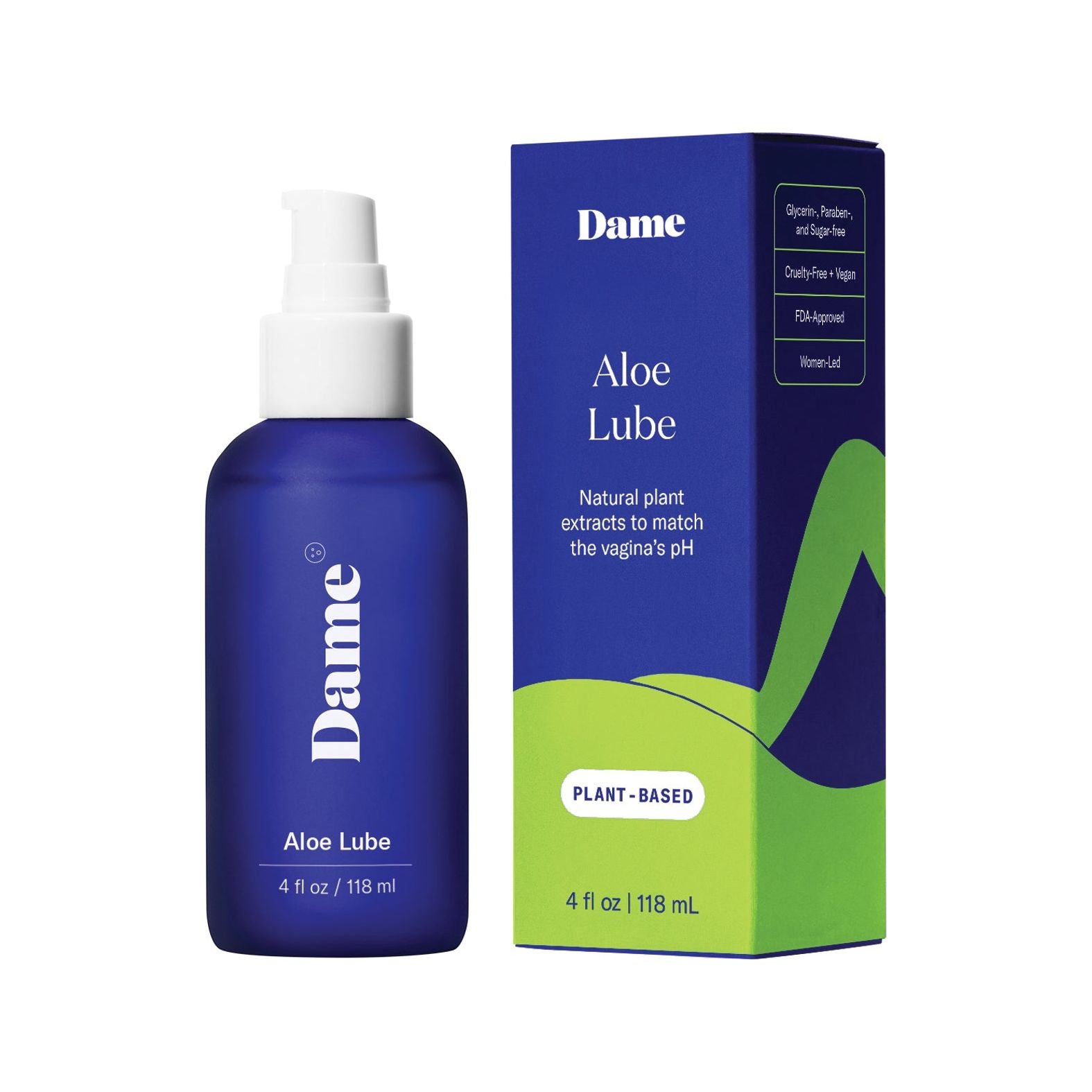 Alu Aloe Lube by Dame - The Bigger O online sex toy shop USA, Canada & UK shipping available