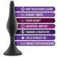 Anal Adventures Platinum 3-Piece Plug Kit - Blush Novelties  features - by The Bigger O online sex toy shop. USA, Canada and UK shipping available.