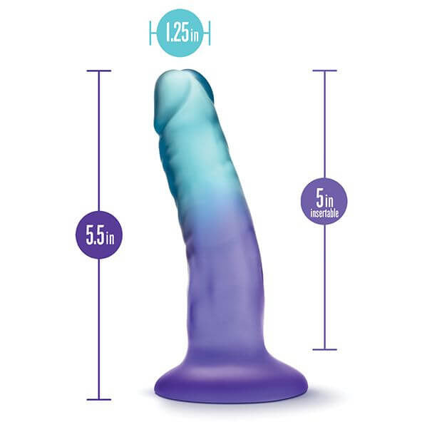 B Yours Morning Dew Dildo measurements - Blush Novelties - by The Bigger O online sex toy shop. USA, Canada and UK shipping available.