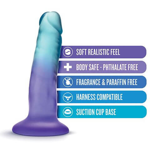 B Yours Morning Dew Dildo features  - Blush Novelties - by The Bigger O online sex toy shop. USA, Canada and UK shipping available.