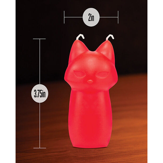 Temptasia Fox Drip Candle Measurements - Blush Novelties - by The Bigger O onlines sex shop. USA, Canada and UK shipping available.