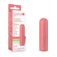 Gaia Eco Rechargeable Bullet in Coral and packaging - The Bigger O - online sex toy shop USA, Canada & UK shipping available