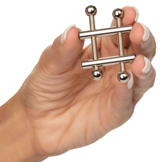 Crossbar Nipple Grips by CalExotics - The Bigger O online sex toy shop USA, Canada & UK shipping available