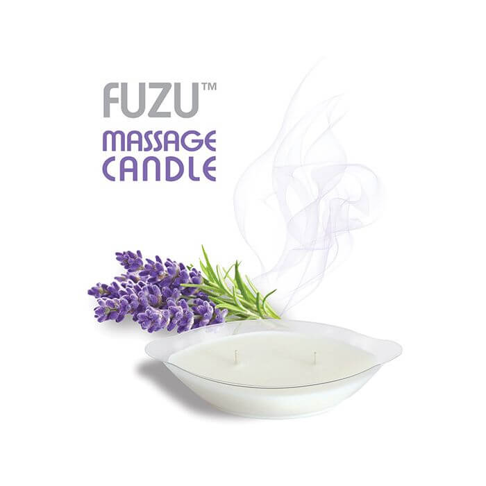 Fuzu Massage Candle - Lavender Mist  - DeeVa - by The Bigger O online sex shop. USA, Canada and UK shipping available.