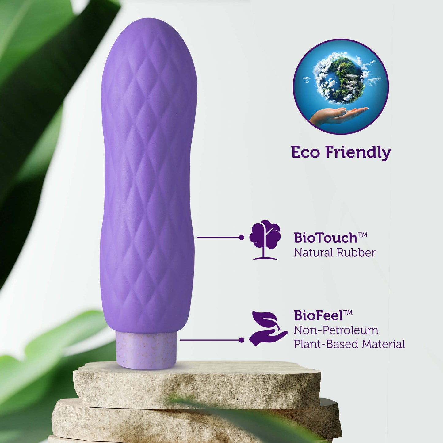 Blush Gaia Eco Bliss Eco Friendly - by The Bigger O online sex toy shop. USA, Canada and UK shipping available.