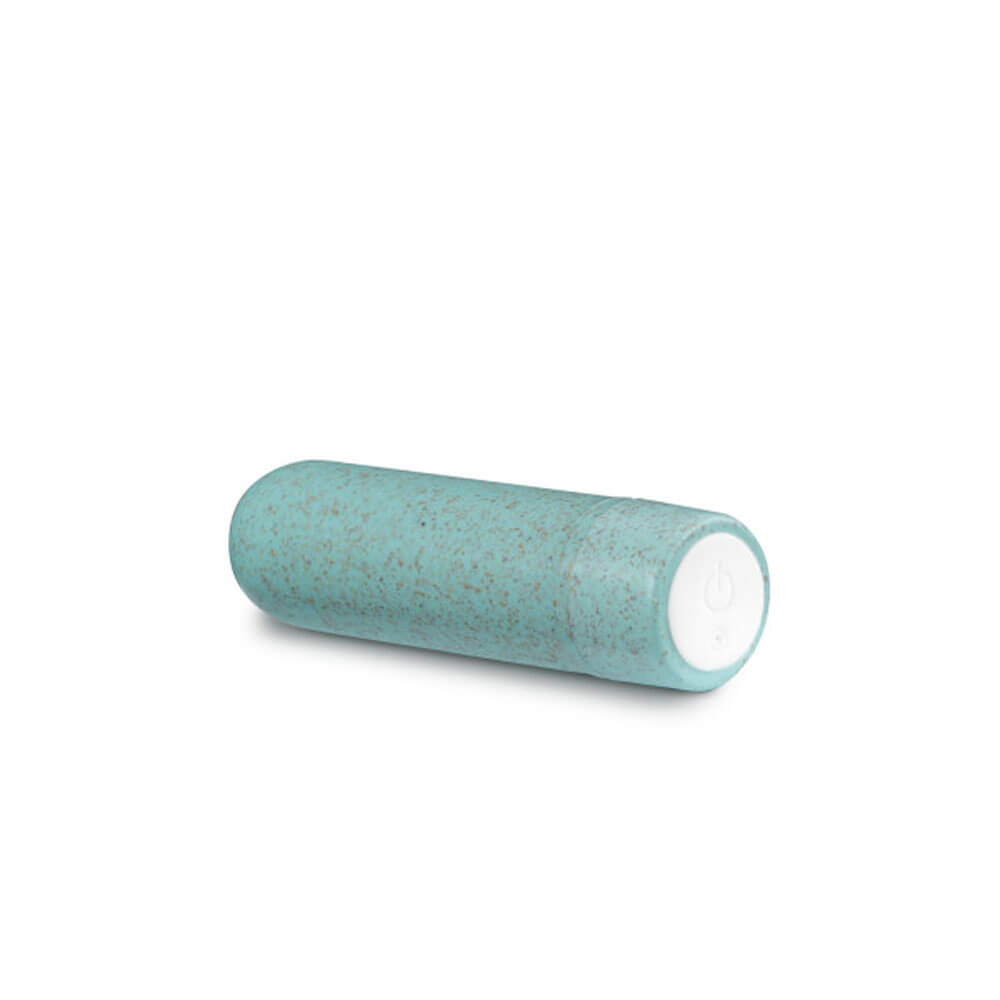 Gaia Eco Rechargeable Bullet in Aqua- The Bigger O - online sex toy shop USA, Canada & UK shipping available