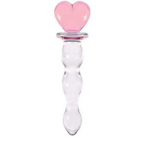 Crystal Heart of Glass Dildo - NS Novelties -  by The Bigger O - an online sex toy shop. We ship to USA, Canada the UK.