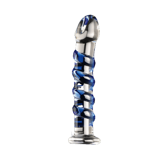 Icicles No. 5 Glass Dildo by The Bigger O - online sex toy shop USA, Canada & UK shipping available