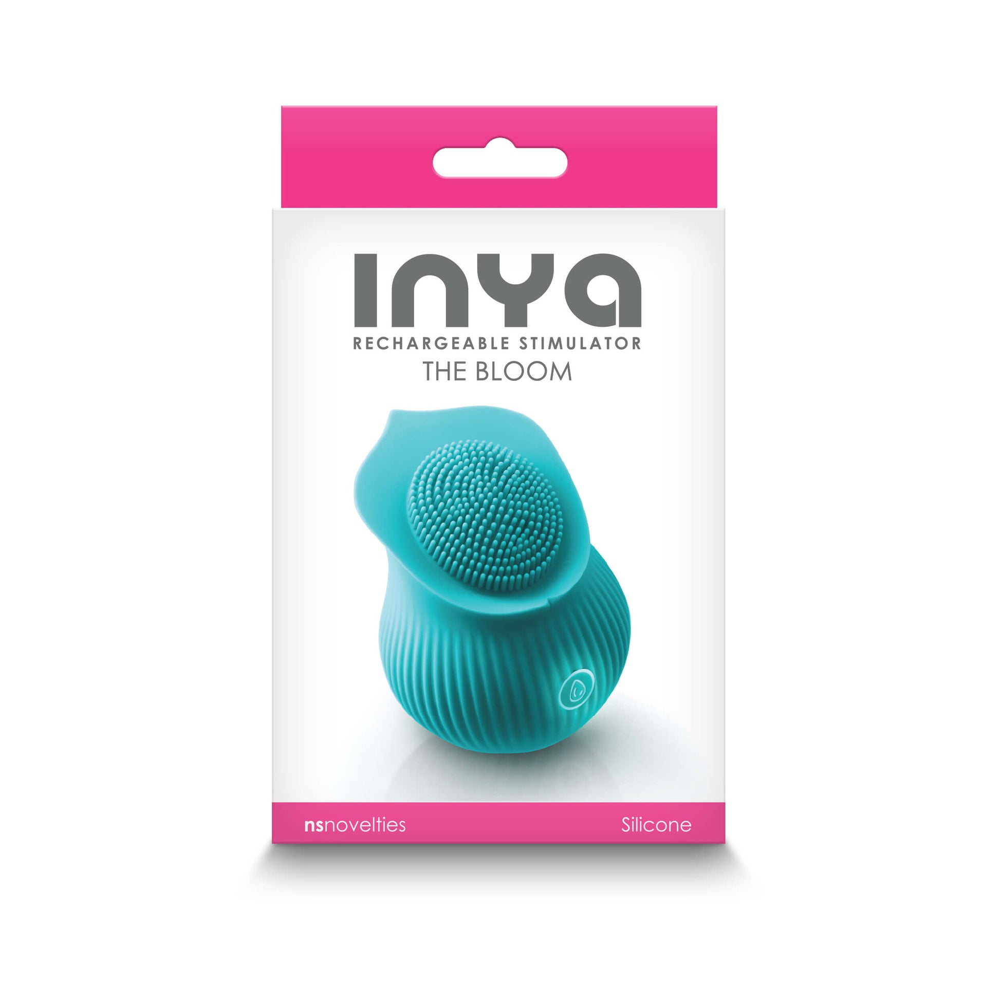 Inya The Bloom Vibrator package - by The Bigger O - an online sex toy shop. We ship to USA, Canada and the UK.