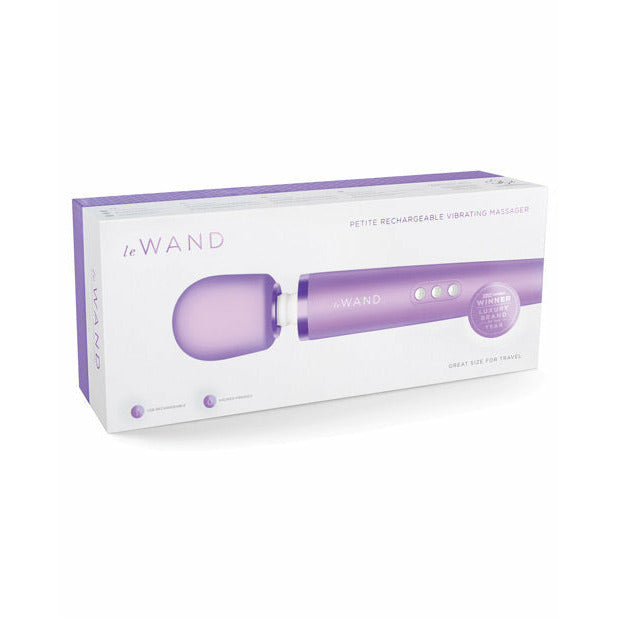 Le Wand Petite packaging - by The Bigger O online sex toy shop USA, Canada & UK shipping available