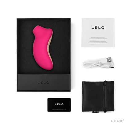 LELO Sona in Cerise - The Bigger O - online sex toy shop USA, Canada & UK shipping available
