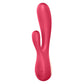 Satisfyer Mono Flex Rabbit Vibrator in Red - by The Bigger O - an online sex toy shop. We ship to USA, Canada and the UK.
