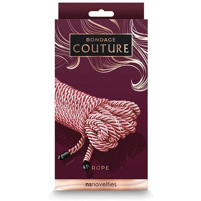Bondage Couture Rose Gold Rope package - NS Novelties - by The Bigger O online sex shop. USA, Canada and UK shipping available.