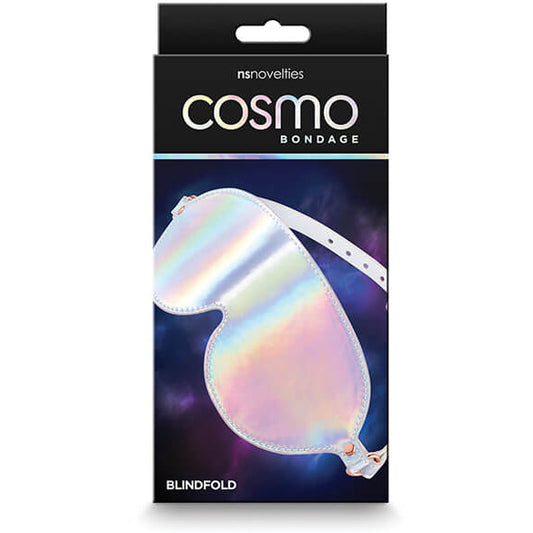 Cosmo Bondage Rainbow Blindfold package - NS Novelties - by The Bigger O online sex shop. USA, Canada and UK shipping available.