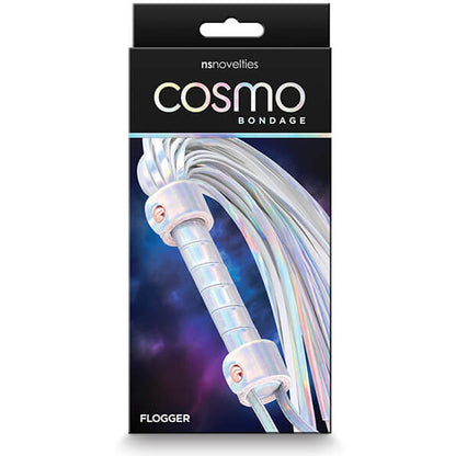 Cosmo Bondage Rainbow Flogger package - NS Novelties - by The Bigger O online sex shop. USA, Canada and UK shipping available.