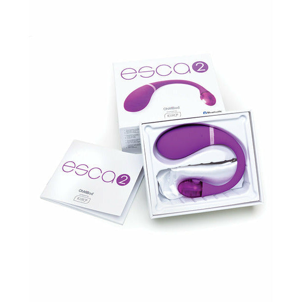 OhMiBod Esca 2 package - by The Bigger O online sex shop. USA, Canada and UK shipping available.