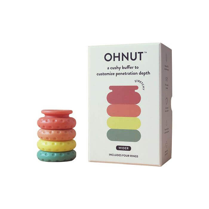 OHNUT Buffer Rings wider in rainbow - by The Bigger O online sex shop. USA, Canada and UK shipping available.