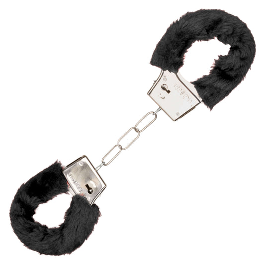 Playful Furry Cuffs in black - The Bigger O  an online sex toy shop. We ship to USA, Canada and the UK.