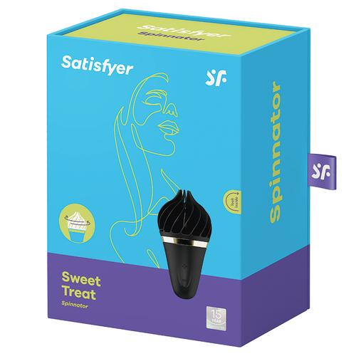Satisfyer Sweet Treat packaging - by The Bigger O an online sex toy shop. We ship to USA, Canada and the UK.