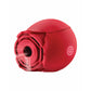 Petal to the Metal Rose Suction Vibe in red - Voodoo Toys - by The Bigger O an online sex toy shop. We ship to USA, Canada and the UK