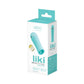 Liki Rechargeable Flicker Vibe in Tease Me Turquoise package - VeDO - by The Bigger O online sex shop. USA, Canada and UK shipping available.