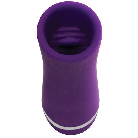 Liki Rechargeable Flicker Vibe in deep purple - VeDO - by The Bigger O online sex shop. USA, Canada and UK shipping available.