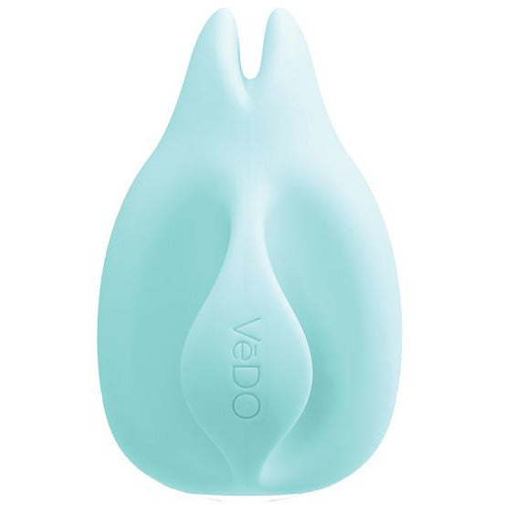 Huni Rechargeable Finger Vibe in Tease Me turquoise  - VeDO - by The Bigger O online sex shop. USA, Canada and UK shipping available.