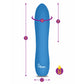 Vivacious Bullet in Ocean Blue - Viben -  by The Bigger O - an online sex toy shop. We ship to USA, Canada and the UK.