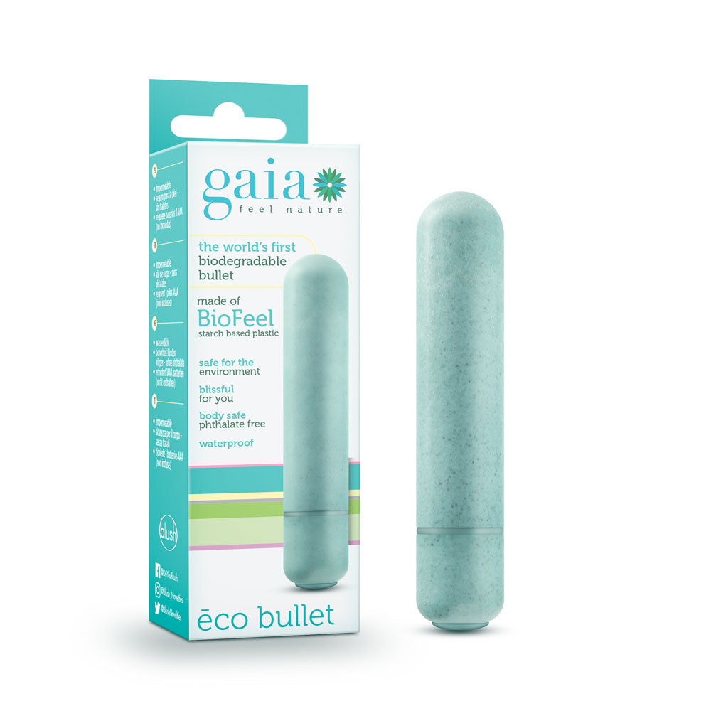 Gaia Eco Biodegradable Bullet - The Bigger O - online sex toy shop USA, Canada & UK shipping available