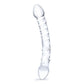 Gläs Toys Double Trouble Glass Dildo by The Bigger O - online sex toy shop USA, Canada & UK shipping available