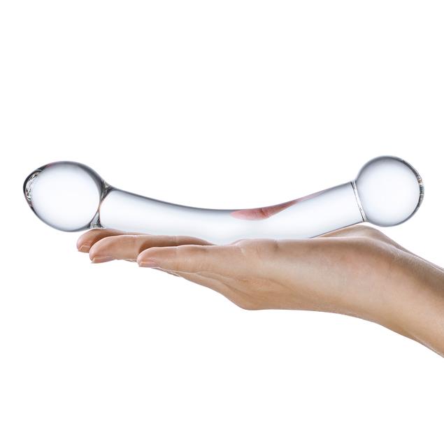 Gläs Toys 7 Inch Curved G-Spot Stimulator by The Bigger O - online sex toy shop USA, Canada & UK shipping available
