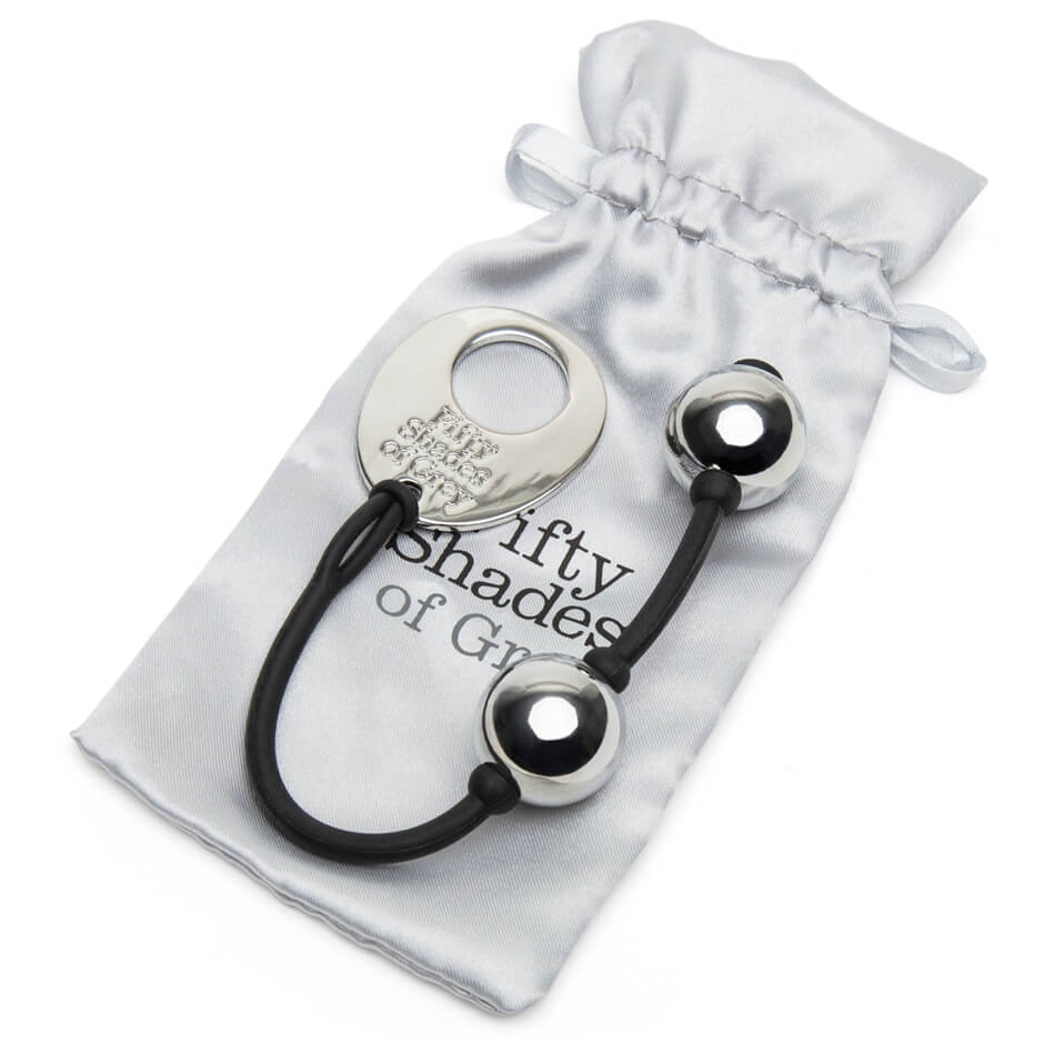 Fifty Shades Inner Goddess Mini Silver Pleasure Balls 3oz - The Bigger O online sex toy shop USA, Canada & UK shipping available