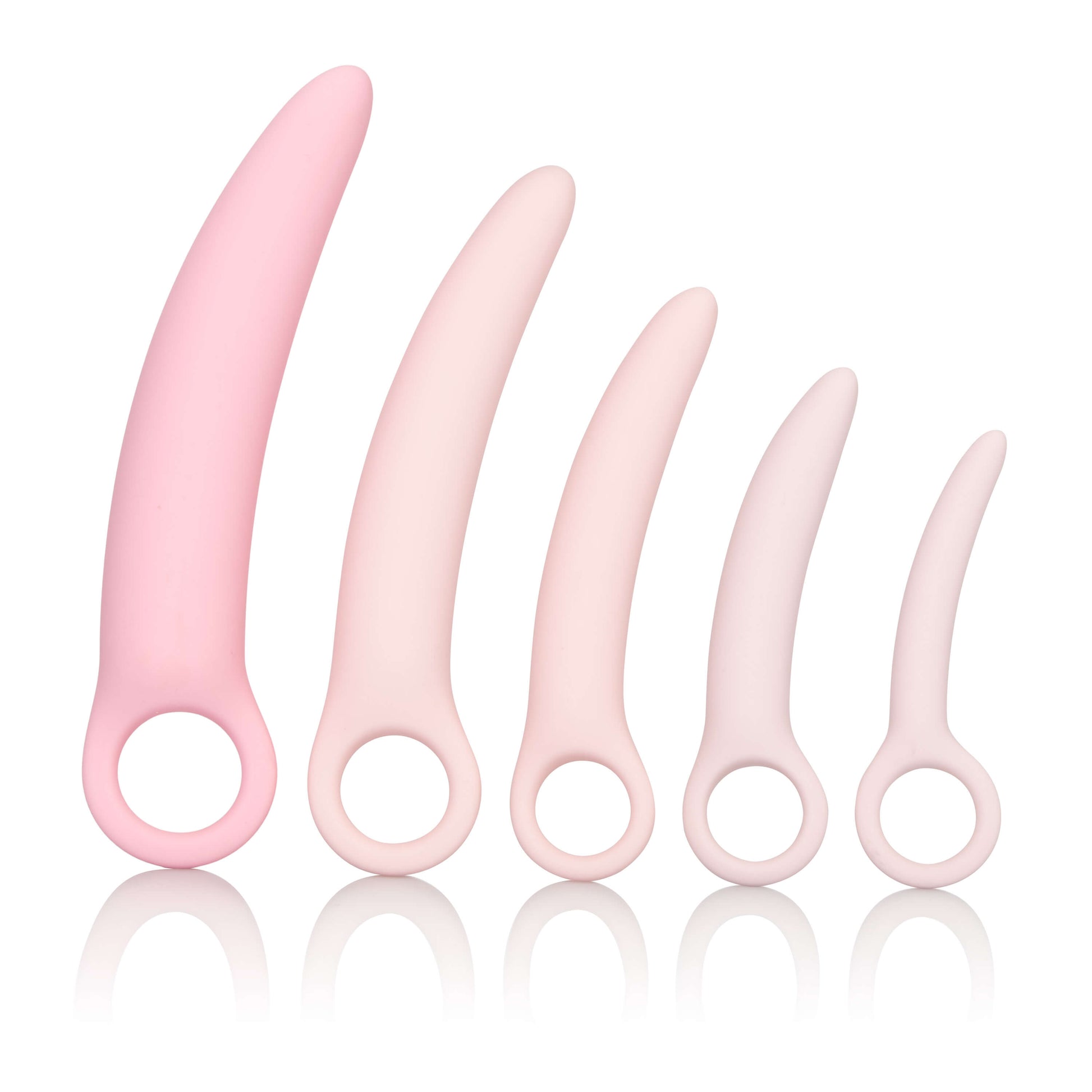 Inspire Silicone Dilator 5-piece Kit - The Bigger O - online sex toy shop USA, Canada & UK shipping available