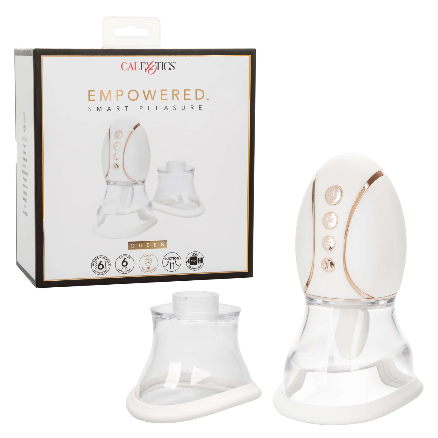 Package of the Empowered Smart Pleasure Queen - CalExotics - The Bigger O online sex toy shop USA, Canada & UK shipping available