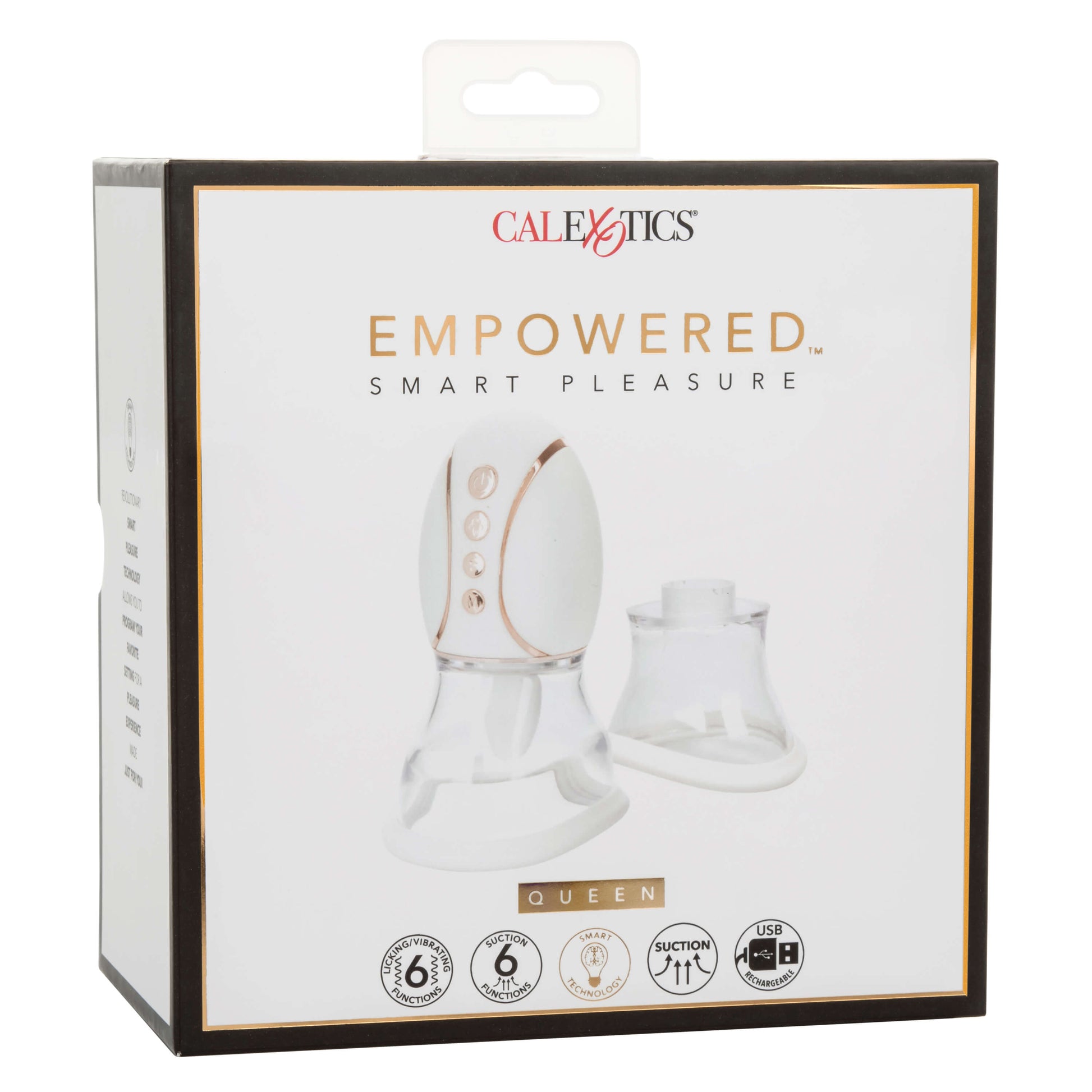 Package of the Empowered Smart Pleasure Queen - CalExotics - The Bigger O online sex toy shop USA, Canada & UK shipping available