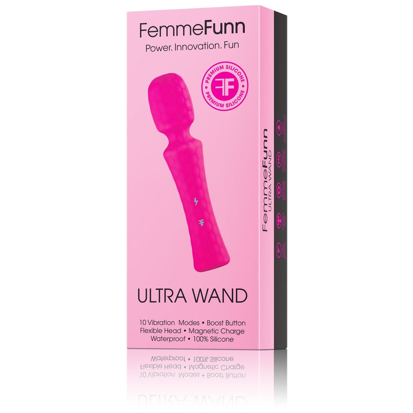 Ultra Wand packaging - Femme Funn - by The Bigger O - an online sex toy shop. We ship to USA, Canada and the UK.